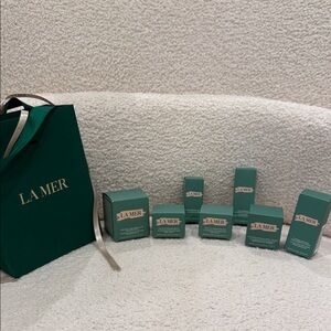 La Mer Skincare Collection with Green Packaging